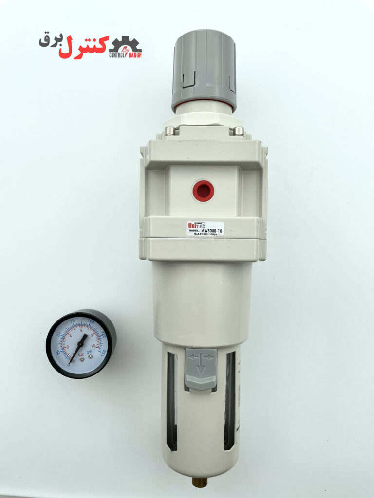 فیلتر رگلاتور پنوماتیک طرح SMC مدل AW5000-10 (سایز ۱ اینچ / برند UniTec)